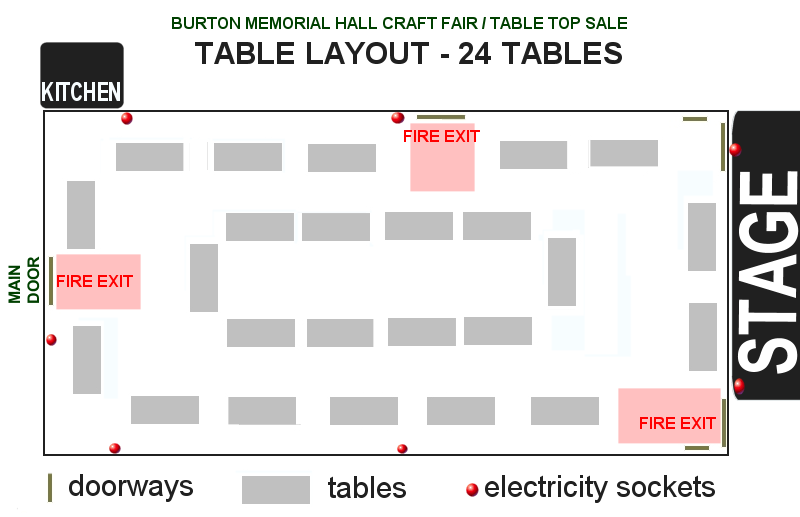 24 TABLE craft table top sale